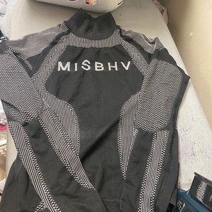 Misbhv mock turtleneck shirt, like new worn one